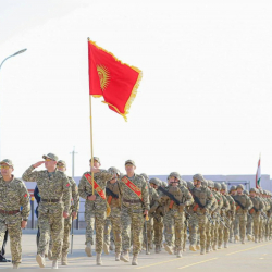 Кыргызстандык аскерлер Өзбекстанда машыгууларга катышууда