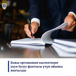 Мамлекеттик таможнянын мыйзамсыз аракеттери — Генпрокуратуранын териштирүүсү жана соттун чечими