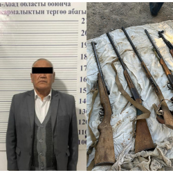 Мурдагы милиция кызматкеринин үйүнөн курал-жарак жана ок-дарылар табылды