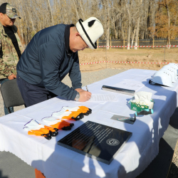 Ташиев Баетов айылындагы спорт комплексинин курулушуна старт берди