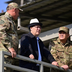 Садыр Жапаров Жалал-Абад облусунда УКМКнын окуу-машыгуу борборун ачты