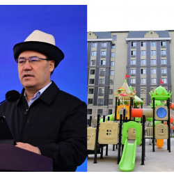 Садыр Жапаров принял участие в церемонии открытия «Асман Резиденс-4»