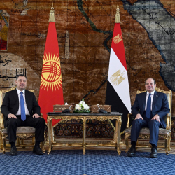 Президент Садыр Жапаров встретился с Президентом Египта Абдель Фаттахом Ас-Сиси в формате тет-а-тет