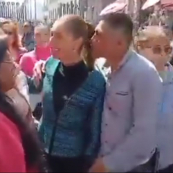 Мексикада мас киши президент Клаудия Шейнбаумду өбүүгө аракет кылды