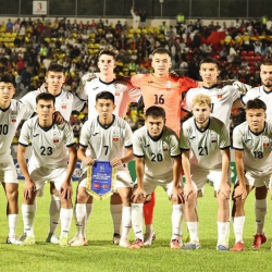 Кыргызстан футболчулары Бахрейндин курамасын жеңди