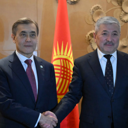 Адылбек Касымалиев ШКУнун башкы катчысы Нурлан Ермекбаев менен жолугушту