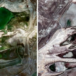 Түркмөнстанда эки суу сактагыч толугу менен кургап калды