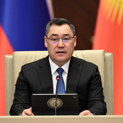 Заявление Садыра Жапарова для СМИ по итогам переговоров с Владимиром Путиным