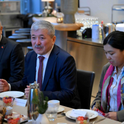 Адылбек Касымалиев Бундестагдын депутаттары менен жолугушту