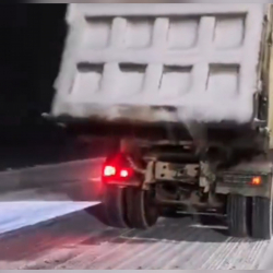 Ашууларда кар жаап, тазалоо иштери тынымсыз жүргүзүлүүдө