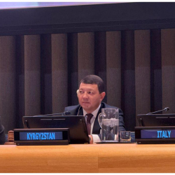 Мирбек Мамбеталиев БУУнун Коопсуздук Кеңешинин 10 жылдыгына арналган иш-чарада сөз сүйлөдү