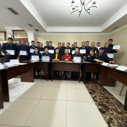 Ош ОИИБ: Кызматкерлерге үй-бүлөлүк зомбулуктун алдын алуу боюнча тренинг өткөрүлдү