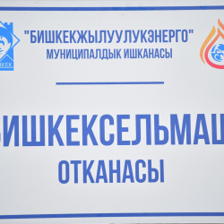 Стоимость проекта  206 млн сомов. В Бишкеке открыли котельную «Бишкексельмаш»