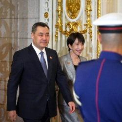 Президент Садыр Жапаров принял участие в мероприятии в преддверии Первого саммита Диалога «Центральная Азия + Япония» в Токио