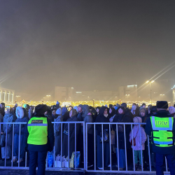 Новогодние ритмы на площади Ала-Тоо