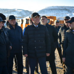 Мэр Айбек Джунушалиев дал старт проекту по строительству Восточной объездной дороги