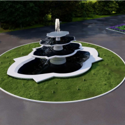 В Бишкеке проводится реконструкция фонтана «Правительственный»