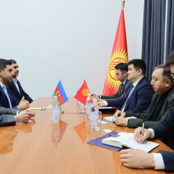 Туманов встретился с торговым представителем Азербайджанской Республики по странам Центральной Азии Самедом Гасановым