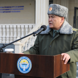 Сүрөт - УКМК: К.Ташиев “Альфа” атайын багыттагы кызматынын жаңы имаратын ачып, спорт комплексинин курулушуна капсула салды