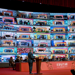 Состоялось открытие ряда промышленных и социальных объектов по всей стране в онлайн-режиме