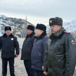 Азенбек Козукеев повторно проверил пост «Сосновка»: выявленные ранее недостатки устранены, для сотрудников созданы условия