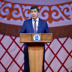 Бишкек шаарында «Тазалык» муниципалдык ишканасынын кызматкерлери үчүн майрамдык иш-чара өттү