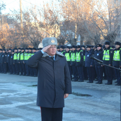 Ош ОИИБ: Жаңы жыл майрамына карата гарнизондук нускамалоо өткөрүлдү