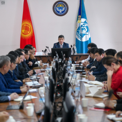 Новогодние праздники: в мэрии Бишкека прошло совещание
