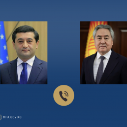 Состоялся телефонный разговор министров иностранных дел Кыргызской Республики и Республики Узбекистан