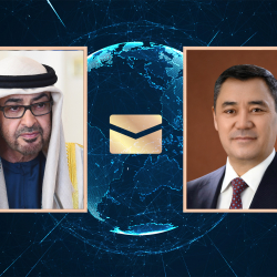 Президент ОАЭ Шейх Мохаммед Бин Заид Аль-Нахаян поздравил Президента Садыра Жапарова и народ Кыргызстана с Новым годом