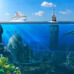 Океандын деңгээли 1000 метрге көтөрүлсө, кайсы өлкөлөр жок болот?