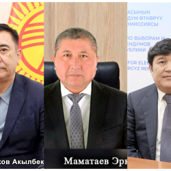 №13 округдагы кайра шайлоо: учурда 3 адам талапкерлигин көрсөттү