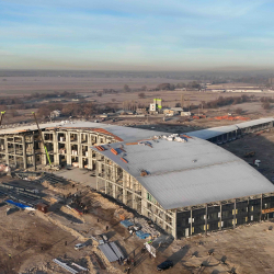 Жаңы автобекет менен 