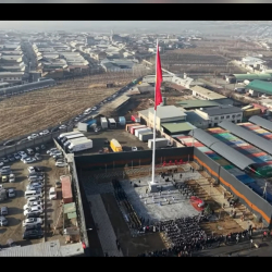 Кыргыз-өзбек чек арасына 45 метрлик флагшток орнотулуп, туу илинди