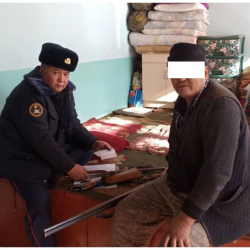 Ош ОИИБ: Ноокатта 2 жаран ок атуучу куралын өз ыктыяры менен милицияга тапшырды