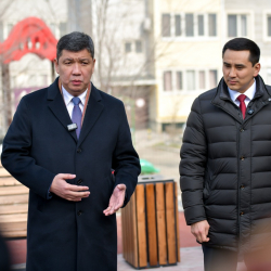 СҮРӨТ - Бишкекте заманбап спорт аянтчалары менен жаңы коомдук мейкиндик ачылды