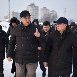 ФОТО - В Бишкеке продолжается реализация крупных инфраструктурных проектов