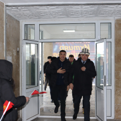 СҮРӨТ - Дүйнө чемпионатында коло медаль алган Ихтияр Нишанов салтанаттуу тосуп алынды