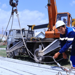 В 2025 году в Нарынской области установлено 3233 железобетонных опоры