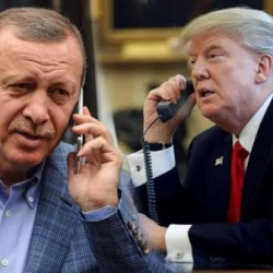 Түркиянын чек арада желеги түшүп чагым уюштурулду, Эрдоган Трамп менен телефон аркылуу сүйлөштү