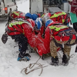 Куткаруучулар Ала-Арча капчыгайында кан басымы төмөндөгөн жаранга жардам көрсөтүштү