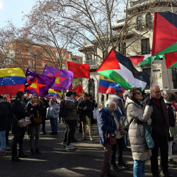 В Мадриде прошла демонстрация против американской политики