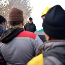 СҮРӨТ - Жаңы жол түйүнү, жарыктандыруу жана санитардык бутак кыркуу: мэр Айбек Жунушалиевдин кыдыруусу