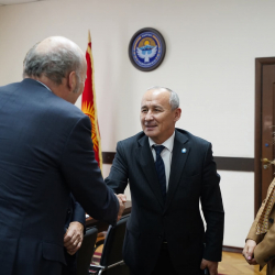 Министр Машиев Дүйнөлүк банктын өкүлдөрү жана  AQIP долбоорунун жетекчилери менен жолугушту