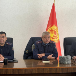 Лейлекте милициянын демилгеси менен коопсуздук маселеси талкууланды