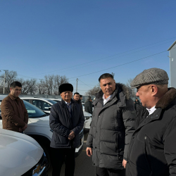 Департаменту транспорта при Министерстве транспорта и коммуникаций переданы новые служебные автомобили