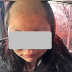 Жалал-Абадда 16 жаштагы кыз чачы жана кашы кырылып, сабалган