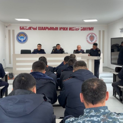 В Иссык-Кульской области проводятся профилактические мероприятия, направленные на сотрудников органов внутренних дел
