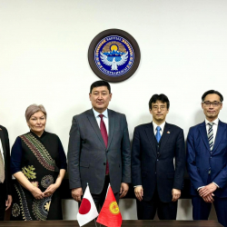 Эльчибек Джантаев JICAнын вице-президенти менен кызматташтык маселелерин талкуулады