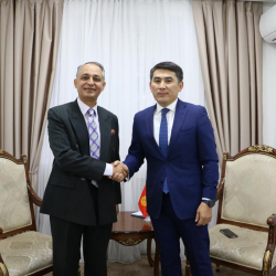 Состоялась встреча Заместителя министра Кайрата Турсункулова с Послом Пакистана Алтамаш Вазир Ханом